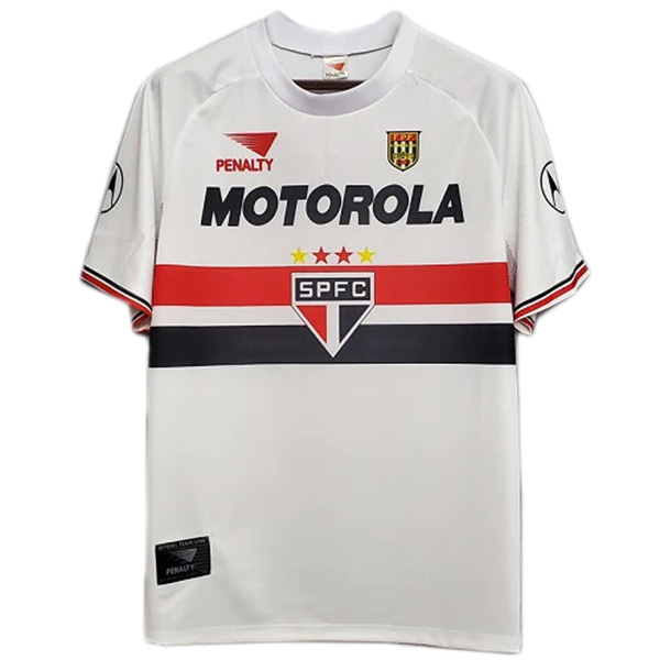 Sao paulo domicile maillot rétro premier maillot de football hommes haut de football kit maillot de sport 1999-2000