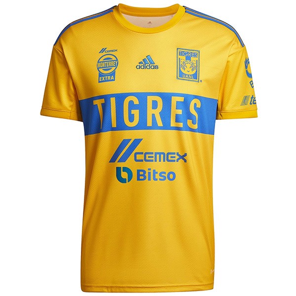 Tigres domicile maillot de football uniforme premier kit de football de vêtements de sport pour hommes hauts chemise de sport 2023-2024