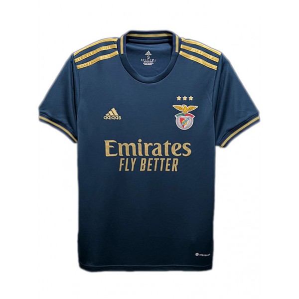 Benfica maillot spécial anniversaire uniforme de football vêtements de sport pour hommes hauts de football chemise bleue de sport 2023-2024