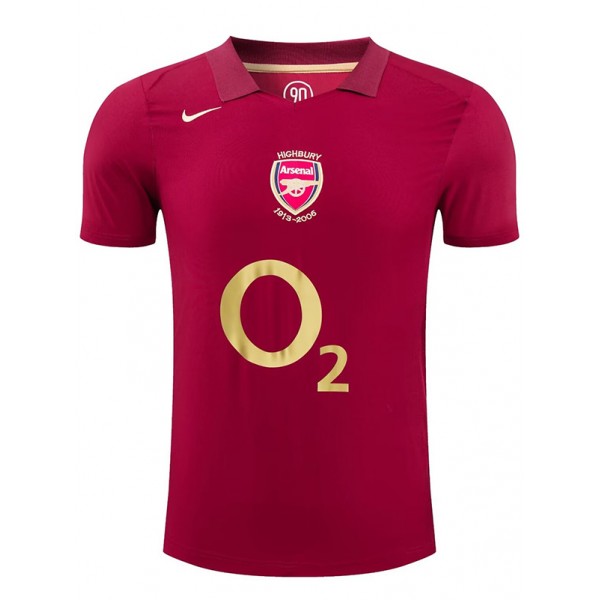 Arsenal domicile maillot rétro uniforme de football vintage premier kit de football pour hommes hauts chemise de sport 2005-2006
