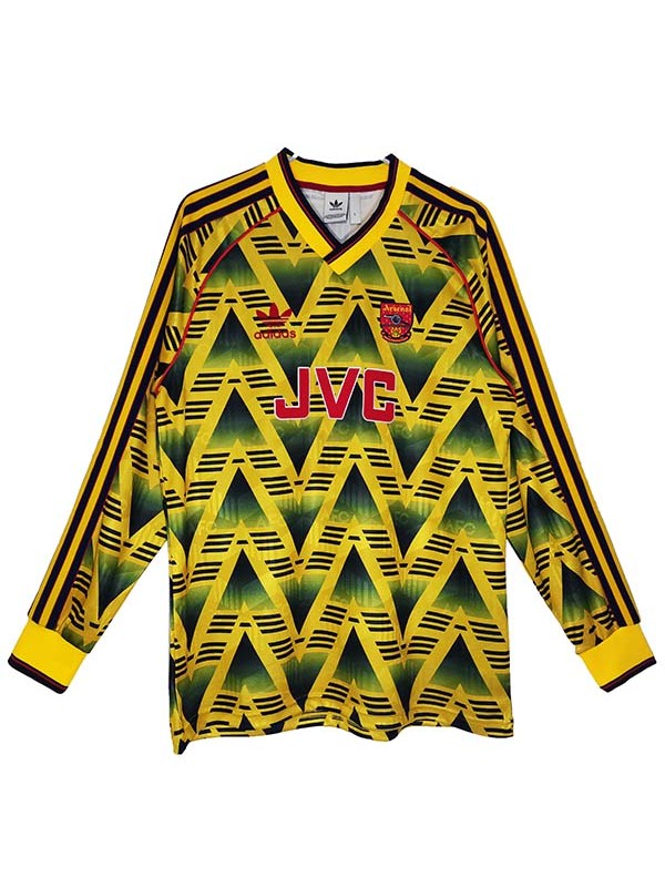 Arsenal maillot extérieur uniforme de football rétro deuxième maillot de football pour hommes 1991-1993