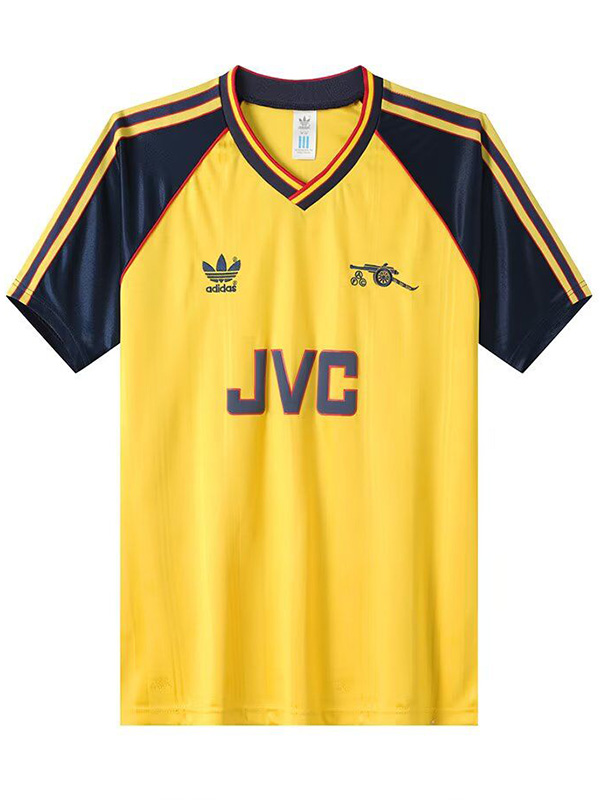 Arsenal extérieur maillot rétro uniforme de football deuxième kit de football de sport pour hommes chemise haute 1988-1989
