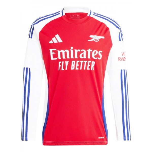 Arsenal domicile maillot à manches longues uniforme de football premier vêtement de sport pour hommes kit de football chemise haute 2024-2025