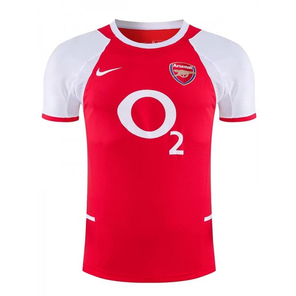 Arsenal domicile maillot rétro maillot match premier maillot de football sportswear homme 2002-2004