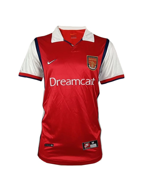 Arsenal uniforme de football maillot rétro domicile premier maillot de football pour hommes maillot de sport 1999-2000