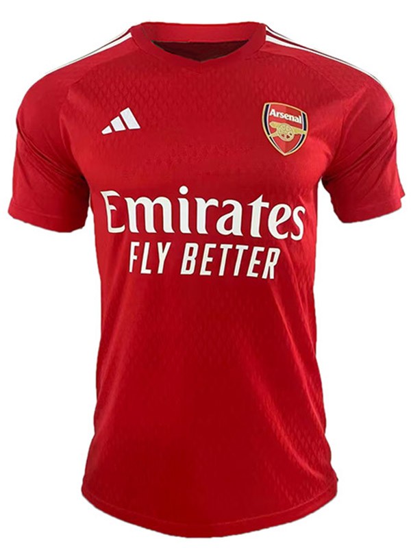 Arsenal rouge concept jersey version joueur uniforme de football kit de football pour hommes top chemise de sport 2023-2024