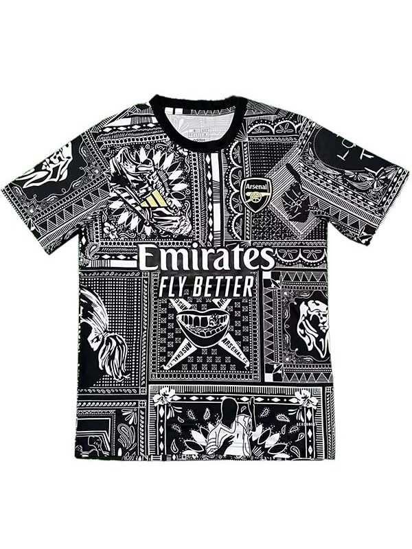 Arsenal maillot spécial entraînement uniforme de football kit de football graffiti pour hommes hauts chemise de sport 2024-2025
