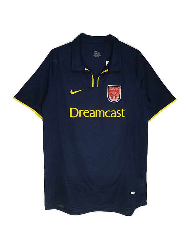 Arsenal troisième maillot rétro hommes 3ème uniforme de football en tête sport maillot de football 2000-2002