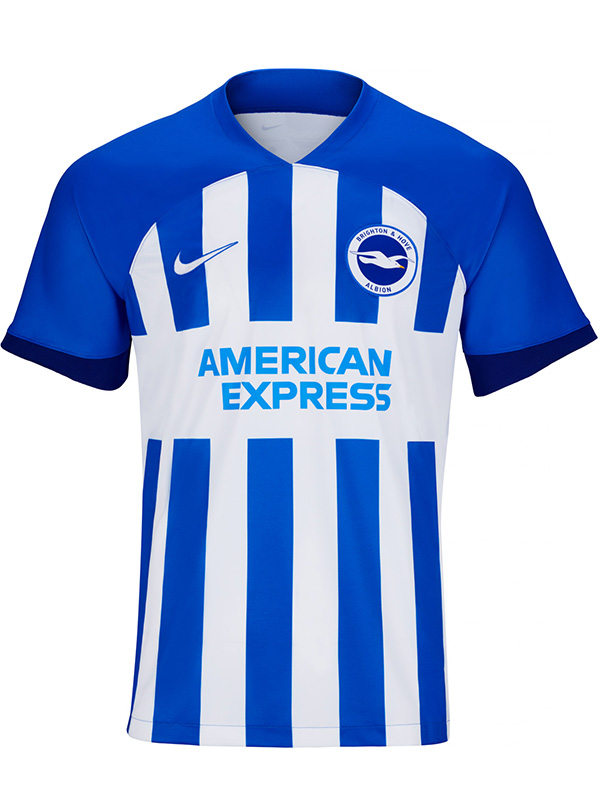 Brighton maillot domicile uniforme de football premier kit de football sportif pour hommes maillot haut 2023-2024