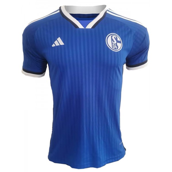 FC Schalke 04 domicile maillot de football uniforme premier maillot de football de sport pour hommes 2023-2024