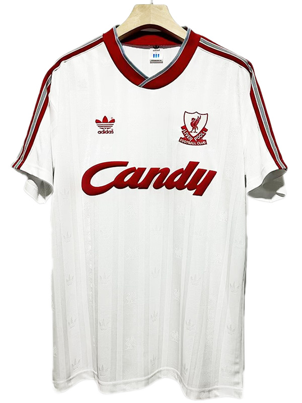 Liverpool extérieur maillot rétro uniforme de football deuxième vêtement de sport pour hommes kit de football chemise haute 1988-1989