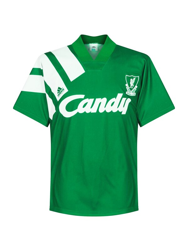 Liverpool maillot rétro extérieur uniforme de football deuxième maillot haut de tenue de football sportswear homme 1991-1992