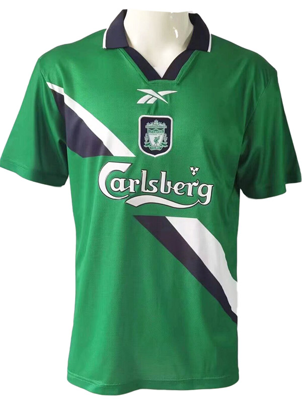 Liverpool extérieur maillot rétro uniforme de football vintage pour hommes deuxième kit de football de sport chemise haute 2007-2008