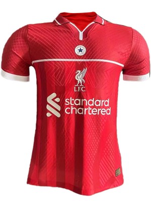 Liverpool maillot converse all star uniforme de football rouge premier maillot de football pour hommes en haut du maillot de sport 2024-2025