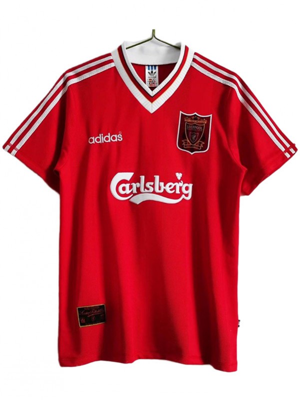 Liverpool maillot rétro domicile uniforme de football premier maillot de football de sport pour hommes 1995-1996