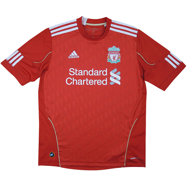 Liverpool domicile maillot rétro uniforme de football premier kit de football pour hommes haut de sport chemise 2010-2011