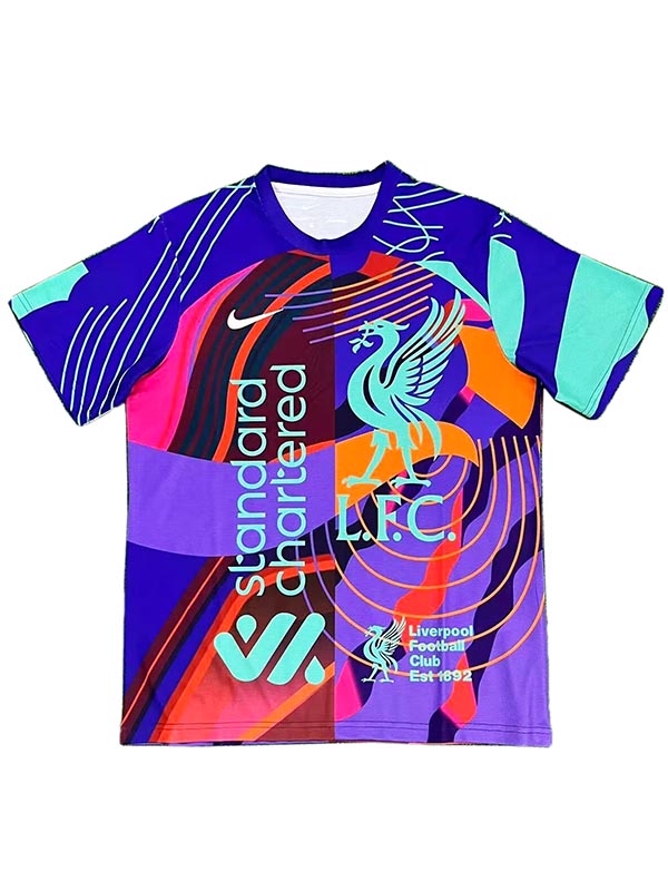Liverpool édition spéciale maillot de football uniforme violet kit vêtements de sport pour hommes hauts de football chemise de sport 2023-2024