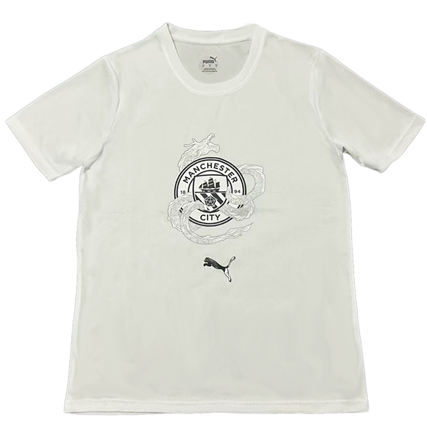 Manchester City édition spéciale maillot uniforme de football kit de football dragon blanc pour hommes chemise haute de sport 2024-2025