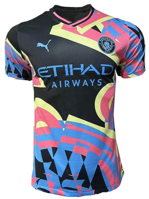 Manchester city troisième maillot uniforme de football haut de maillot de football 3ème sportswear homme 2024-2025