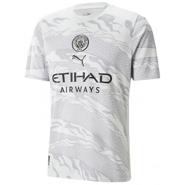 Manchester City année du dragon maillot uniforme de football vêtements de sport blancs pour hommes kit de football hauts chemise de sport 2024-2025
