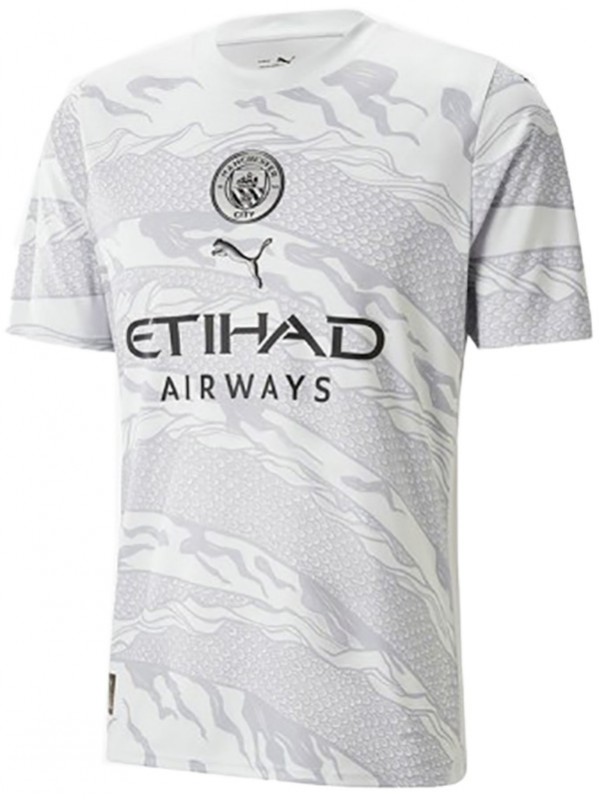 Manchester City année du dragon maillot uniforme de football vêtements de sport blancs pour hommes kit de football hauts chemise de sport 2024-2025