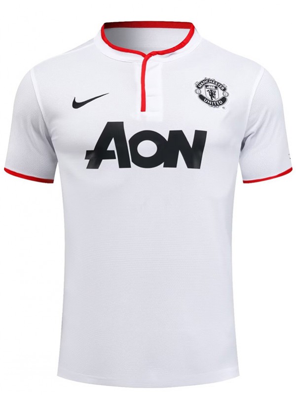 Manchester United maillot rétro away uniforme de football deuxième maillot de sport pour hommes 2012-2014