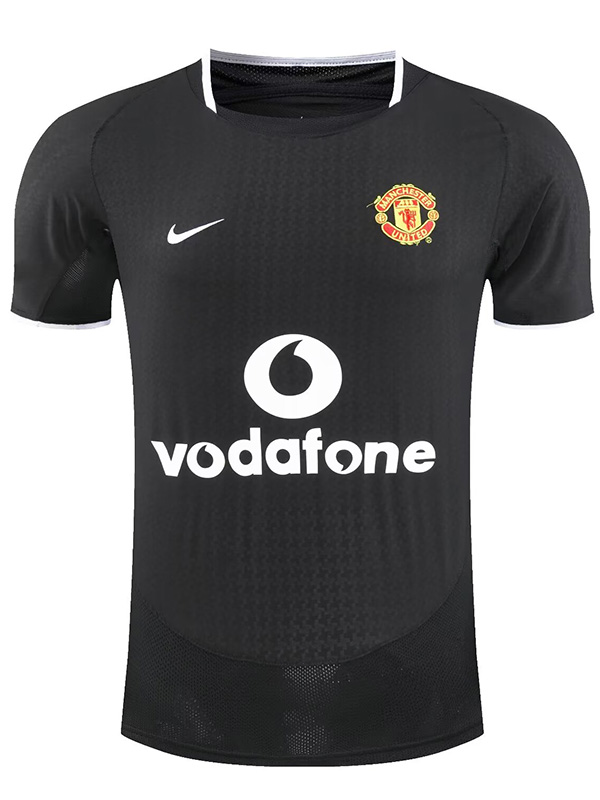 Manchester United maillot rétro uniforme de football vintage deuxième vêtement de sport pour hommes kit de football chemise haute 2003-2004