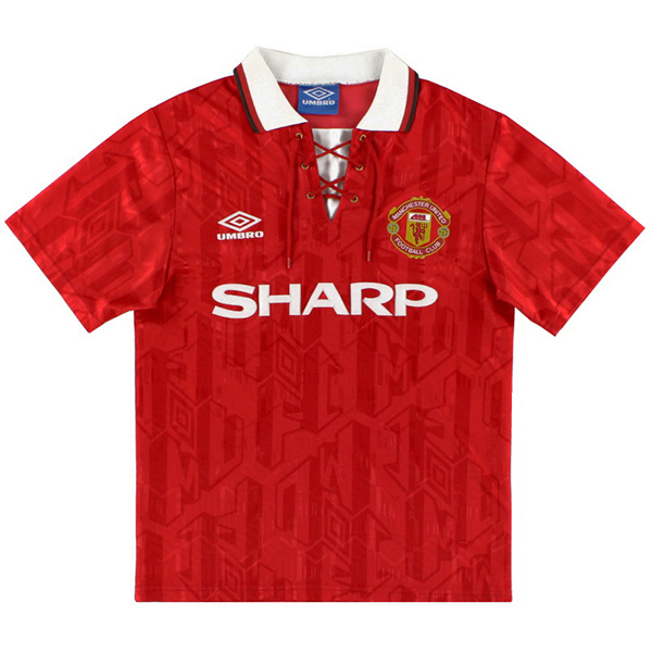 Manchester united accueil rétro maillot hommes premier sportswear football hauts sport maillot de football 1992-1994