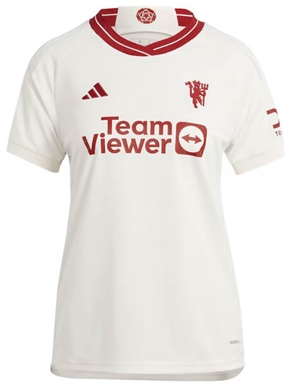 Manchester united troisième maillot féminin 3e uniforme de football pour femmes vêtements de sport pour femmes hauts de football chemise de sport 2023-2024