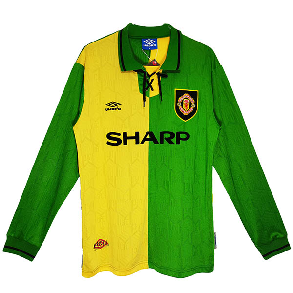 Manchester United troisième maillot rétro football uniforme hommes 3ème kit maillot de football 1992-1994