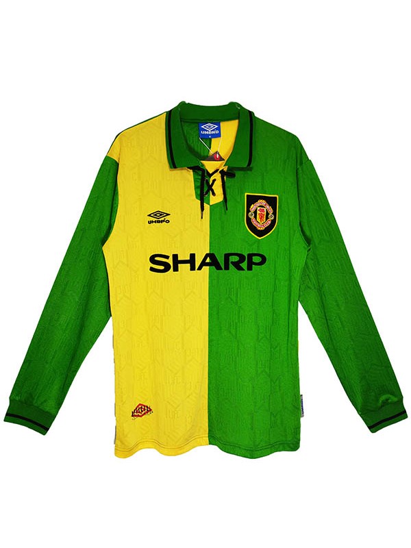 Manchester United troisième maillot rétro football uniforme hommes 3ème kit maillot de football 1992-1994
