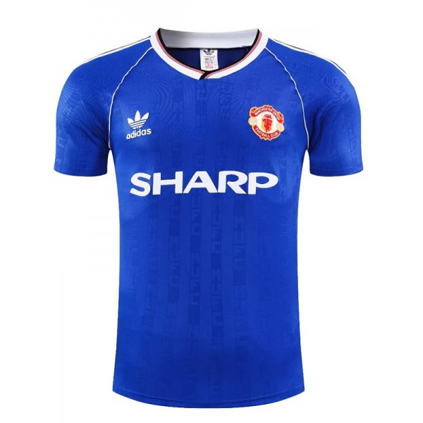 Manchester United troisième maillot rétro uniforme de football vintage 3ème maillot de football sportswear pour hommes 1988-1990