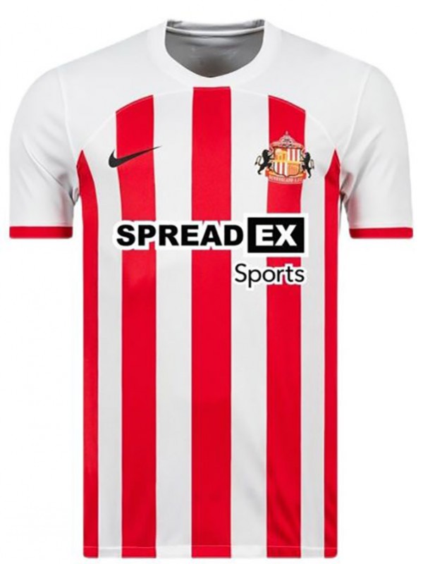 Sunderland domicile maillot uniforme de football premier vêtement de sport pour homme kit de football haut-shirt 2023-2024