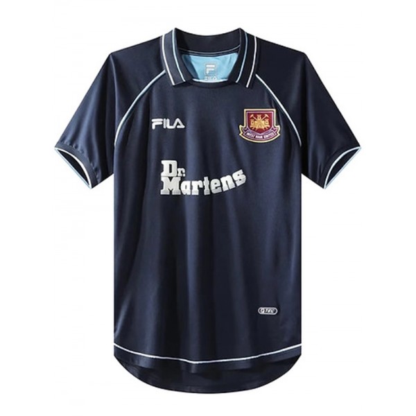 West ham united troisième maillot rétro uniforme de football pour hommes 3ème maillot de football de sport pour hommes 1999-2001