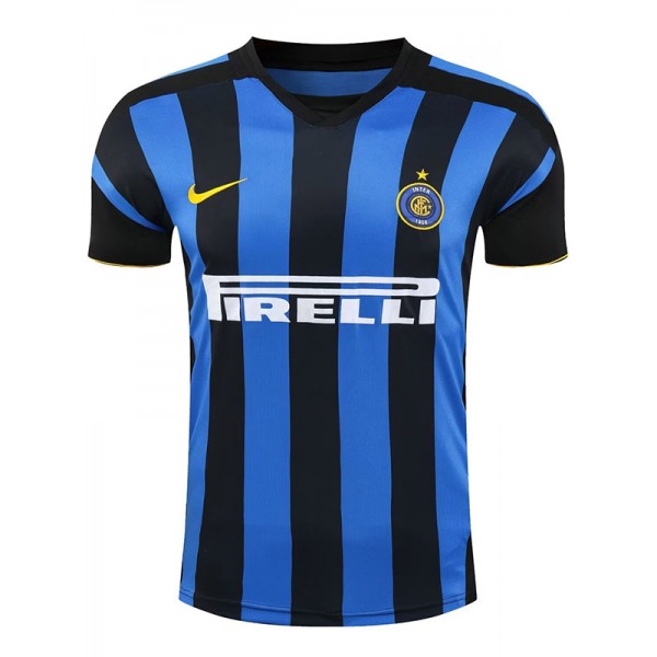 Inter Milan domicile maillot rétro uniforme de football vintage deuxième kit de football pour hommes chemise haute de sport 2002-2003