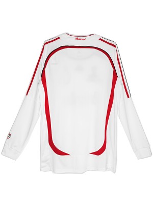 AC milan loin maillot à manches longues rétro football uniforme hommes deuxième kit de football sport hauts chemise 2006-2007
