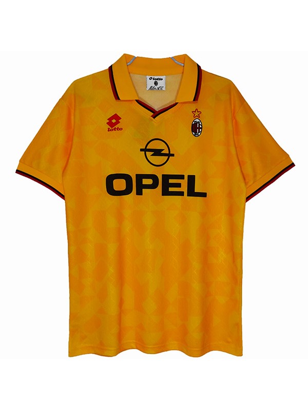 AC milan away maillot rétro uniforme de football deuxième maillot de football pour hommes 1995-1996