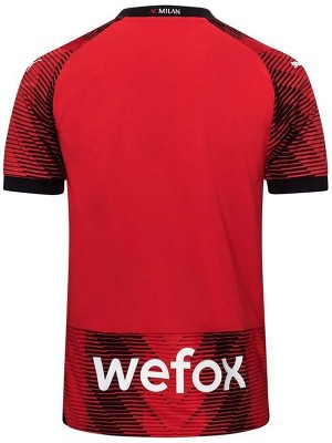 AC milan domicile maillot de football uniforme hommes premier kit de football haut de sport chemise 2023-2024