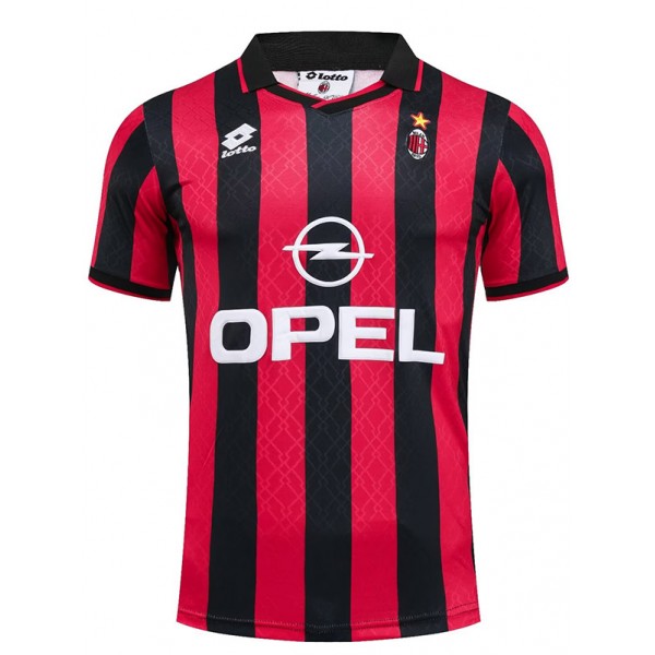 AC milan domicile maillot rétro uniforme de football premier maillot de football pour hommes 1995-1996