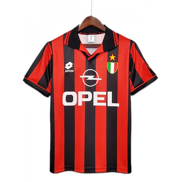 AC Milan domicile maillot rétro maillot match premier maillot de football sportswear homme 1996-1997