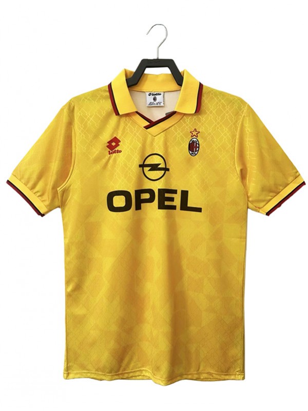 AC milan troisième maillot vintage maillot de football hommes troisième ensemble de sport maillot de football 1995 - 1996 