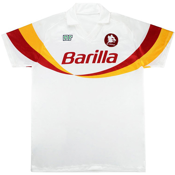 AS roma extérieur maillot rétro uniforme de football deuxième vêtement de sport pour hommes kit de football chemise haute 1990-1991