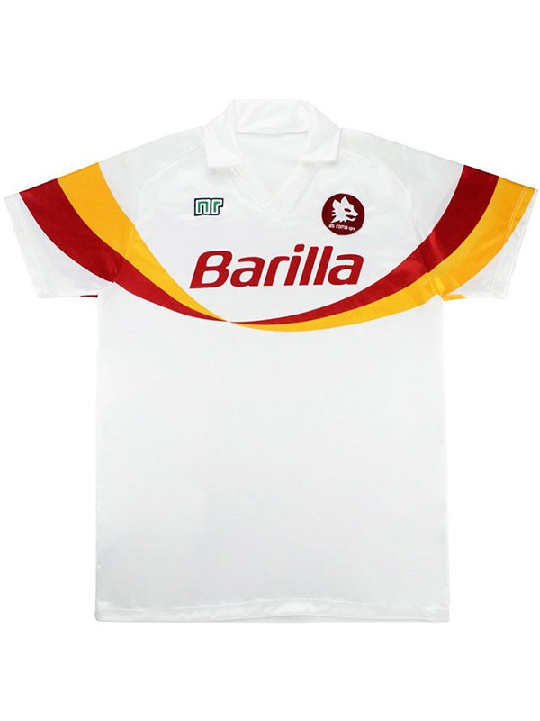 AS roma extérieur maillot rétro uniforme de football deuxième vêtement de sport pour hommes kit de football chemise haute 1990-1991