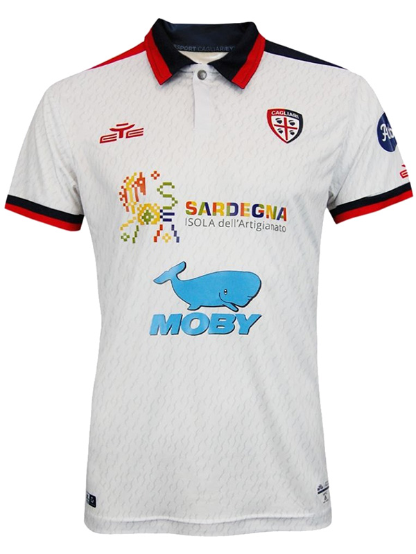 Cagliari maillot extérieur uniforme de football deuxième vêtement de sport pour homme kit de football maillot haut 2023-2024