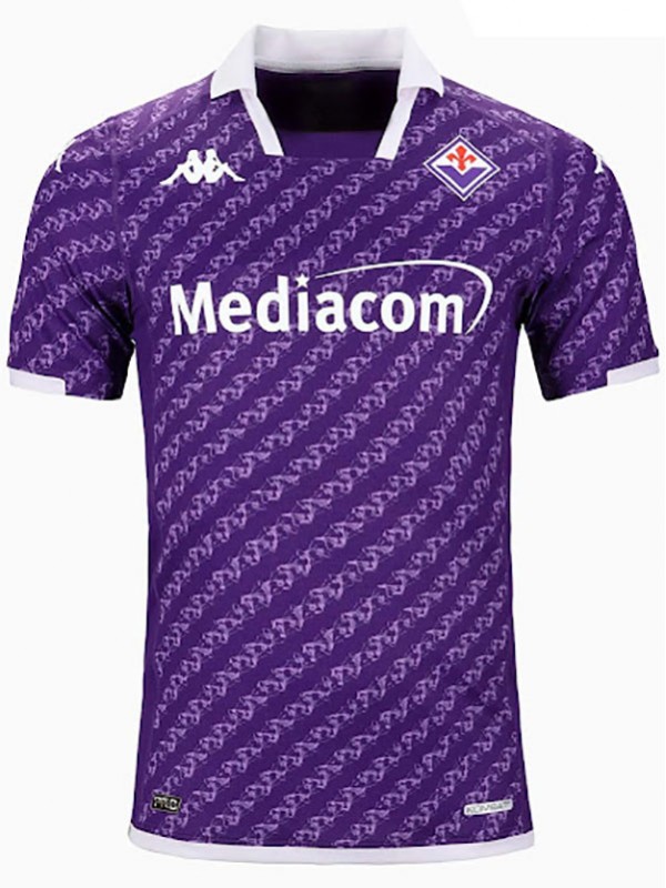 Fiorentina domicile maillot de football uniforme hommes premier kit de football en tête chemise de sport 2023-2024