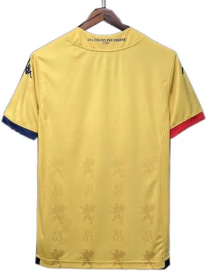 Genoa maillot de football édition spéciale 130e anniversaire uniforme de football kit de sport pour hommes haut en or chemise 2023-2024