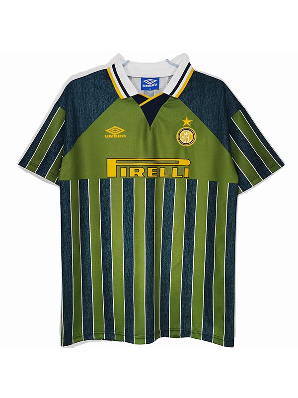 Inter milan loin maillot rétro uniforme de football deuxième maillot de football pour hommes 1995-1996