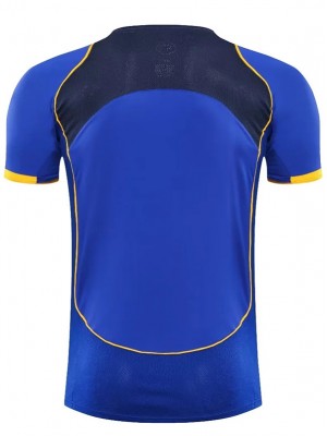 Juventus extérieur maillot rétro uniforme de football vintage deuxième kit de football pour hommes chemise haute de sport 2004-2005
