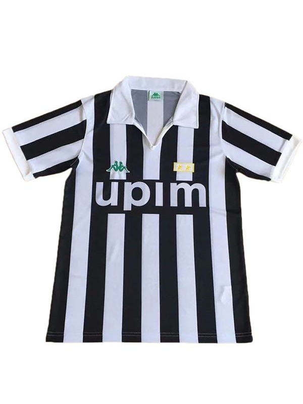 Juventus Home Retro Jersey Men's 1st Soccer Sportwear Football Shirt 1991