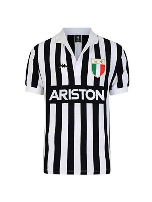 Juventus home retro soccer jersey 1984 maillot match men's 1st soccer sportwear football shirt